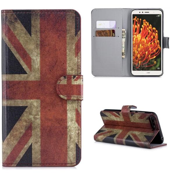 Plånboksfodral Huawei Y6 2018 - Flagga UK