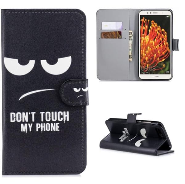 Plånboksfodral Huawei Y6 2018 - Don’t Touch My Phone