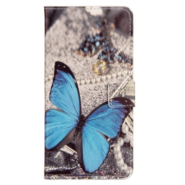 Plånboksfodral Huawei Mate 10 Lite – Blå Fjäril