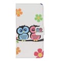 Pikkukuva 2 / 6: Plånboksfodral Samsung Galaxy J6 Plus - Ugglor & Blommor