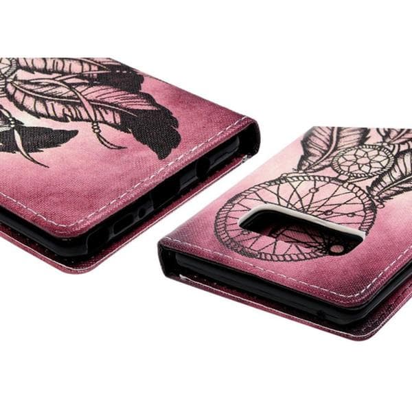 Plånboksfodral Samsung Galaxy Note 8 – Drömfångare Rosa/Röd