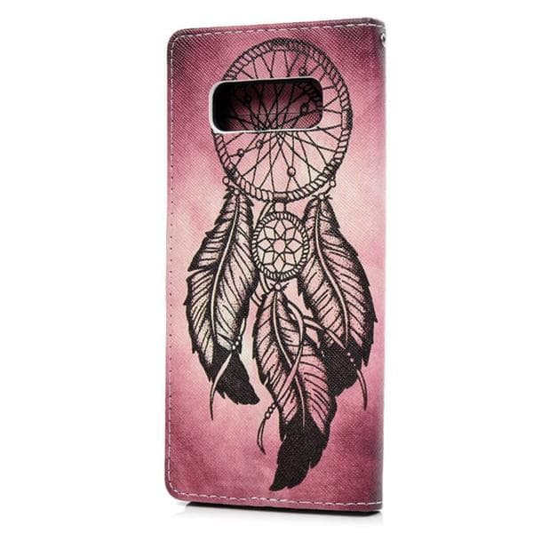Plånboksfodral Samsung Galaxy Note 8 – Drömfångare Rosa/Röd