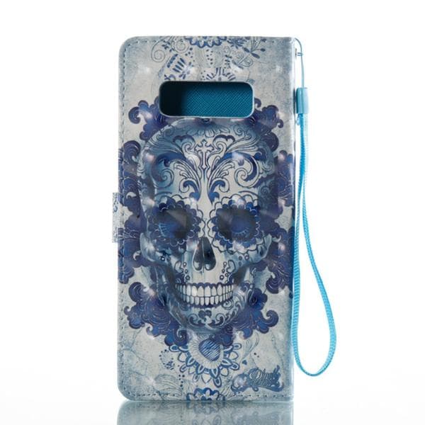 Plånboksfodral Samsung Galaxy Note 8 – Döskalle