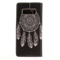 Miniatyrbild 9 av 9: Plånboksfodral Samsung Galaxy Note 8 – Drömfångare Vit/Svart