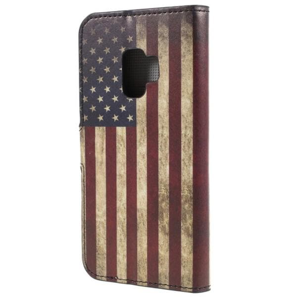 Plånboksfodral Samsung Galaxy S9 - Flagga USA