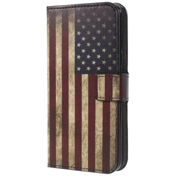 Plånboksfodral Samsung Galaxy S9 - Flagga USA