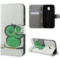 Miniatyrbillede 1 af 7: Plånboksfodral Samsung Galaxy J7 2017 – Prickigt med Uggla