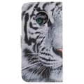 Pikkukuva 2 / 8: Plånboksfodral Moto G5 Plus – Vit Tiger