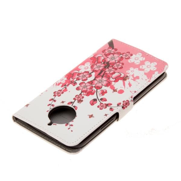 Plånboksfodral Moto G5S Plus - Körsbärsblommor