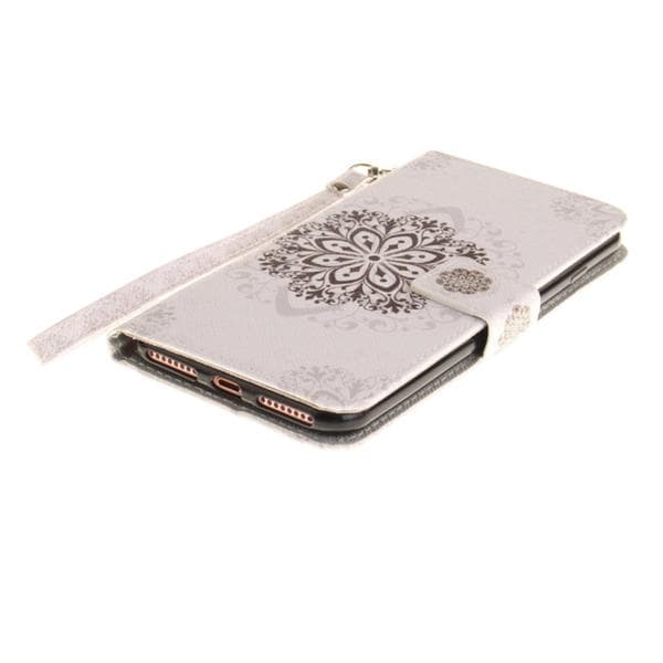 Plånboksfodral iPhone 7 Plus – Mandala Brun