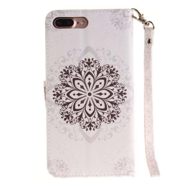 Plånboksfodral iPhone 7 Plus – Mandala Brun