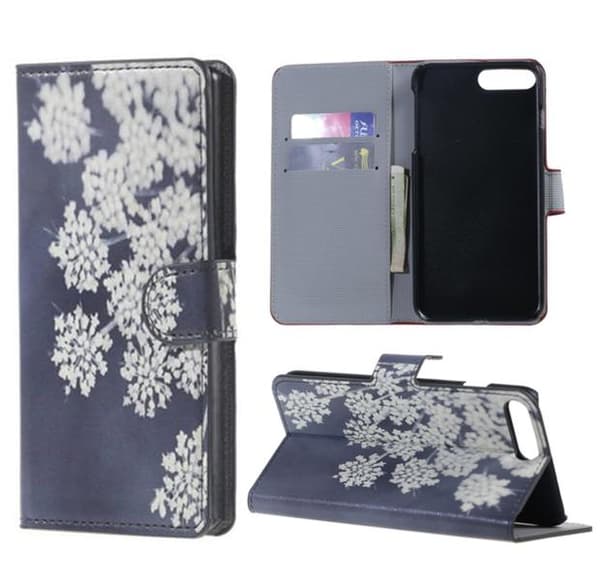 Plånboksfodral Apple iPhone 8 Plus – Små Blommor