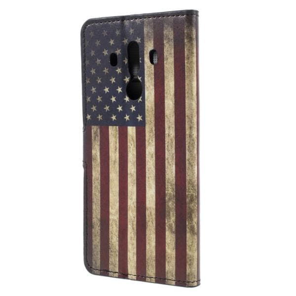 Plånboksfodral Huawei Mate 10 Pro - Flagga USA