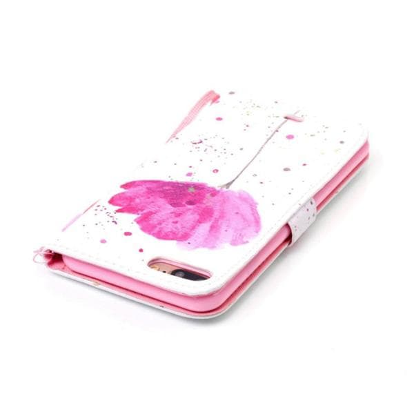 Plånboksfodral Apple iPhone 7 Plus – Rosa Blomma