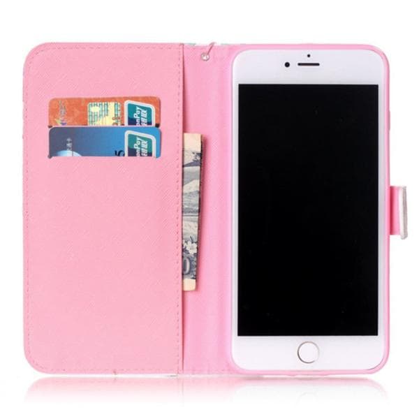 Plånboksfodral Apple iPhone 7 Plus – Rosa Blomma