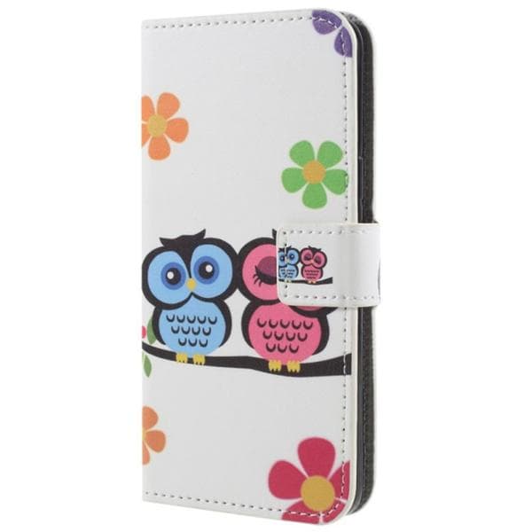 Plånboksfodral Samsung Galaxy S9 Plus – Ugglor & Blommor