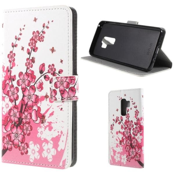 Plånboksfodral Samsung Galaxy S9 Plus - Körsbärsblommor
