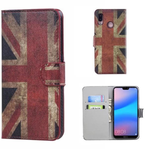 Plånboksfodral Huawei P20 Lite - Flagga UK