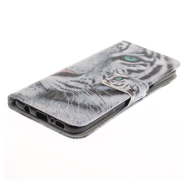 Plånboksfodral Samsung Galaxy S8 – Vit Tiger