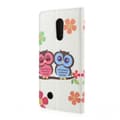 Pikkukuva 5 / 8: Plånboksfodral LG K10 2017 – Ugglor & Blommor