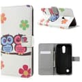 Pikkukuva 1 / 8: Plånboksfodral LG K10 2017 – Ugglor & Blommor