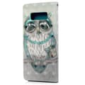 Miniatyrbillede 3 af 8: Plånboksfodral Samsung Galaxy Note 8 – Utsmyckad Uggla