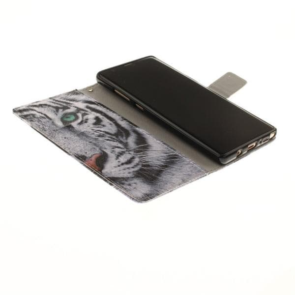 Plånboksfodral Samsung Galaxy Note 8 – Vit Tiger