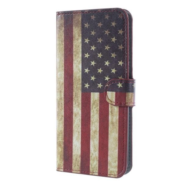Plånboksfodral Huawei Mate 10 Lite - Flagga USA