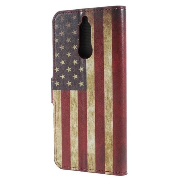 Plånboksfodral Huawei Mate 10 Lite - Flagga USA