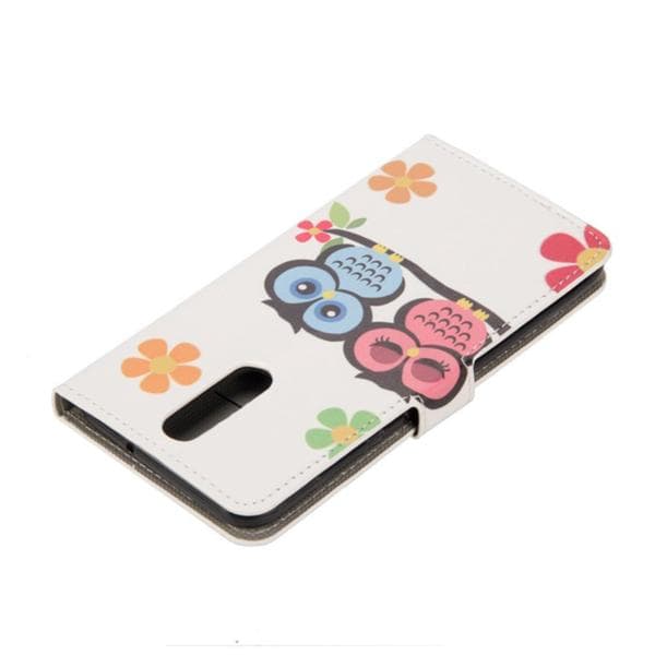 Plånboksfodral Huawei Mate 10 Lite – Ugglor & Blommor