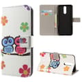 Miniatyrbillede 1 af 6: Plånboksfodral Huawei Mate 10 Lite – Ugglor & Blommor