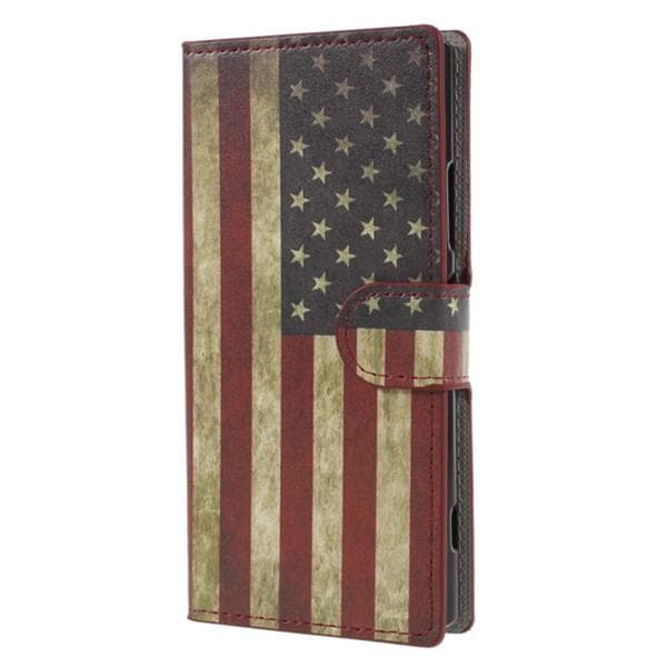 Plånboksfodral Sony Xperia XA2 - Flagga USA