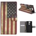 Miniatyrbillede 1 af 7: Plånboksfodral Sony Xperia XA2 - Flagga USA