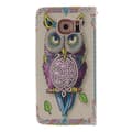 Miniatyrbild 2 av 3: Plånboksfodral Samsung Galaxy S6 Edge – Färgglad Uggla