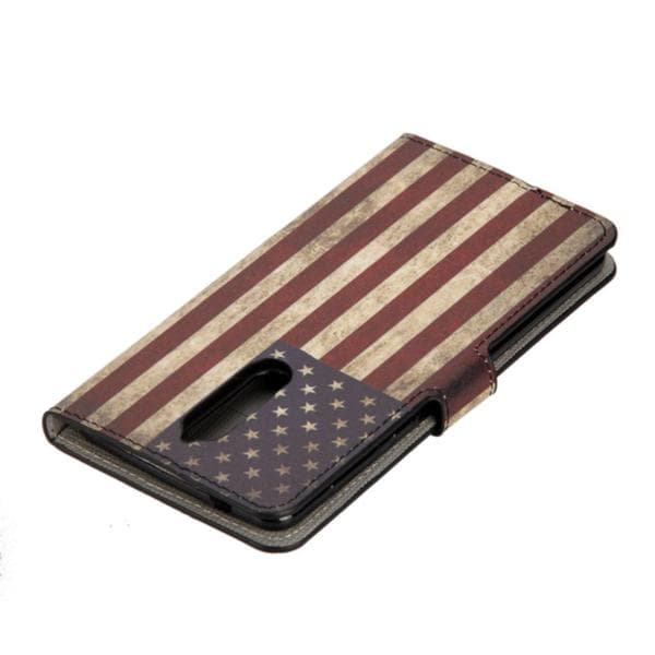 Plånboksfodral Nokia 8 - Flagga USA