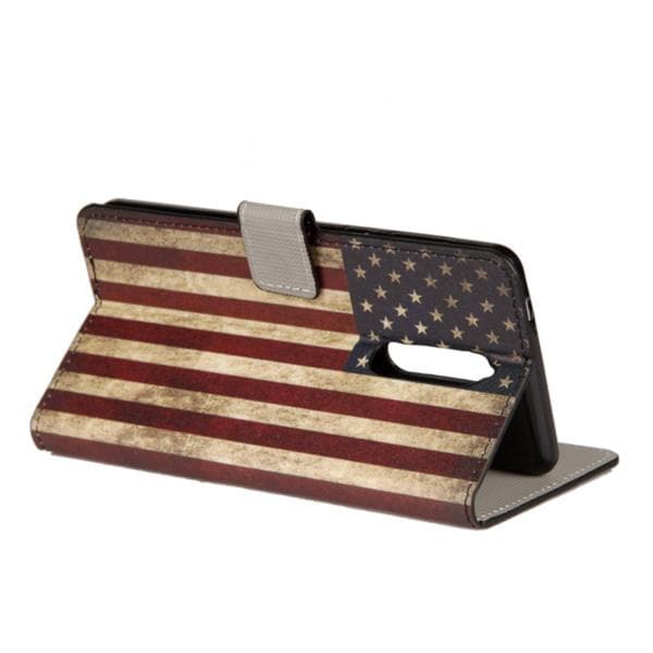 Plånboksfodral Nokia 8 - Flagga USA