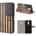 Miniatyrbillede 1 af 7: Plånboksfodral Nokia 8 - Flagga USA