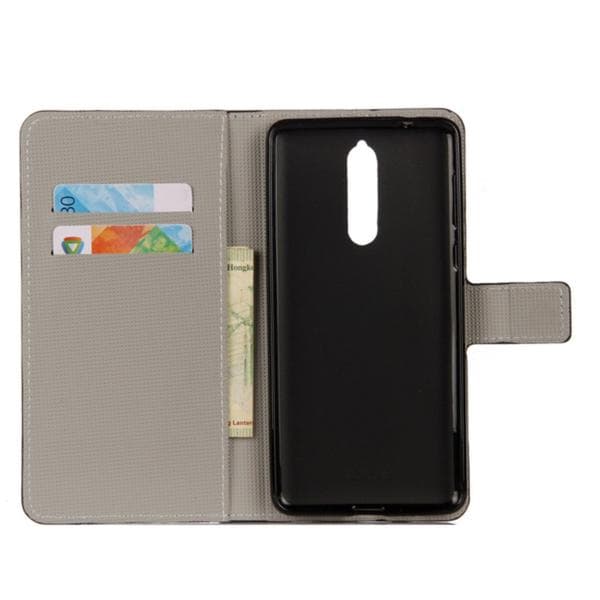 Plånboksfodral Nokia 8 - Ugglor På Kalas