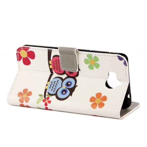 Plånboksfodral Huawei Y6 2017 - Ugglor & Blommor
