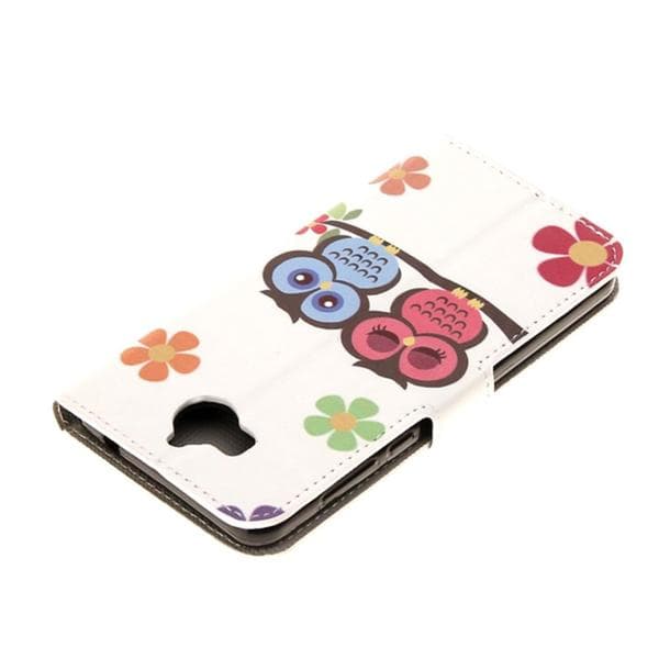Plånboksfodral Huawei Y6 2017 - Ugglor & Blommor