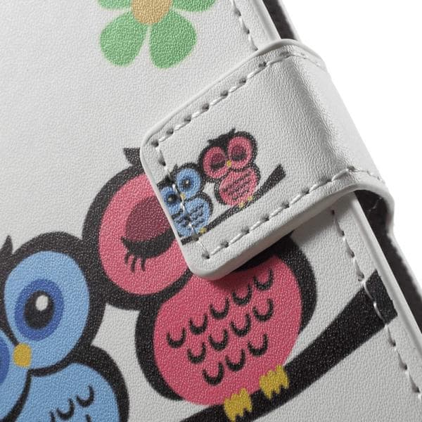 Plånboksfodral Huawei Y6 2017 - Ugglor & Blommor