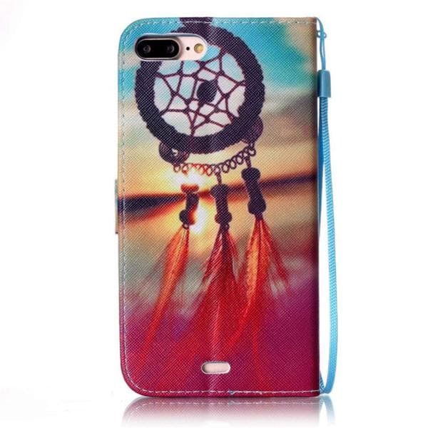 Plånboksfodral iPhone 8 Plus – Drömfångare / Dreamcatcher