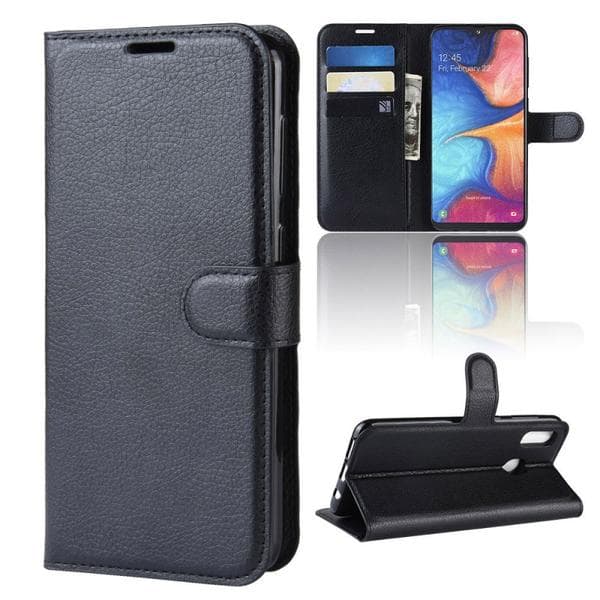 Plånboksfodral Samsung Galaxy A20e - Svart