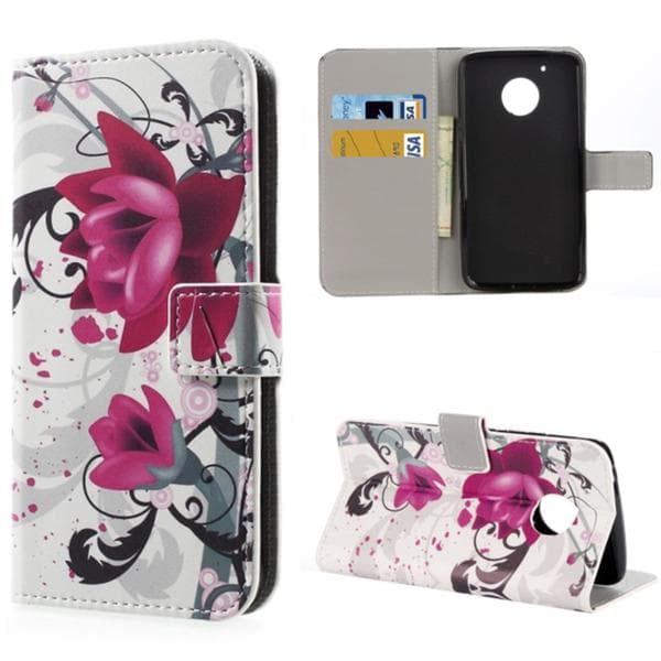 Plånboksfodral Moto G5 – Lotus