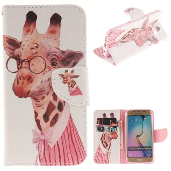 Plånboksfodral Samsung Galaxy S6 Edge – Giraff