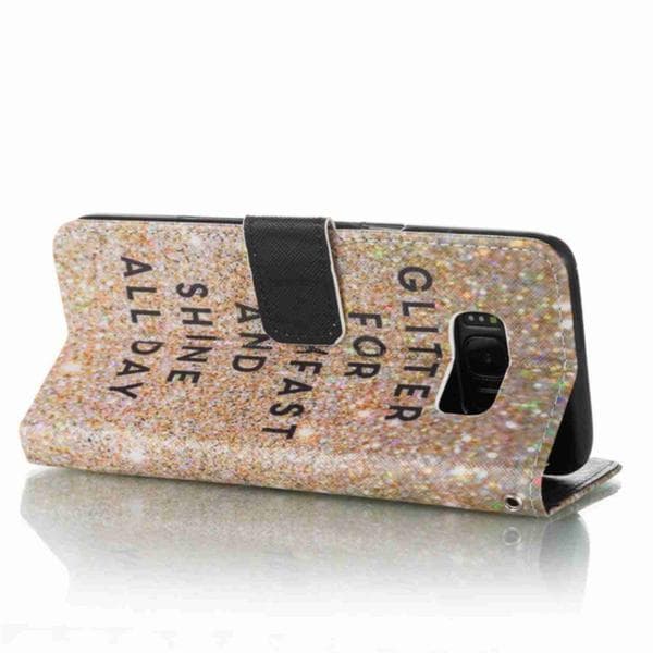 Plånboksfodral Samsung Galaxy S8 – Eat Glitter And Shine All Day
