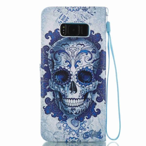 Plånboksfodral Samsung Galaxy S8 – Döskalle