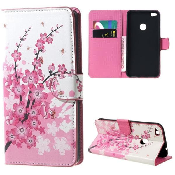 Plånboksfodral Huawei P8 Lite 2017 & Honor 8 Lite - Körsbärsblom