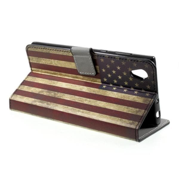 Plånboksfodral Sony Xperia L1 - Flagga USA