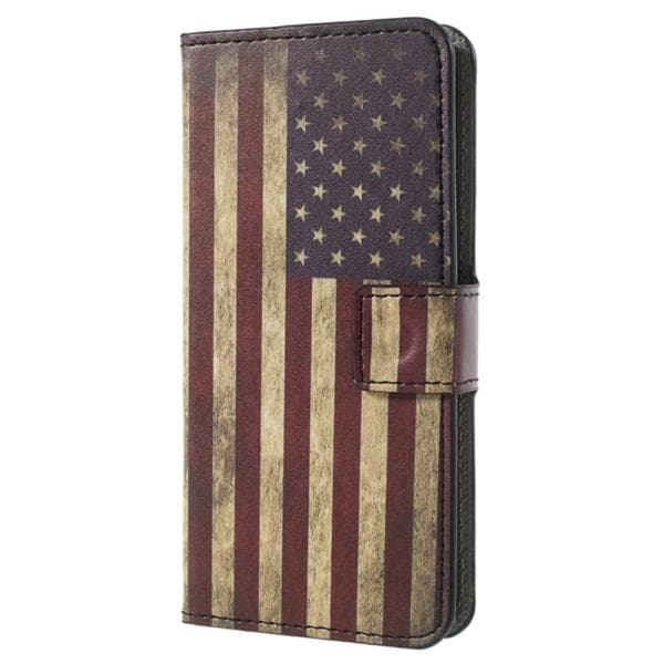Plånboksfodral Sony Xperia XZ1 Compact - Flagga USA